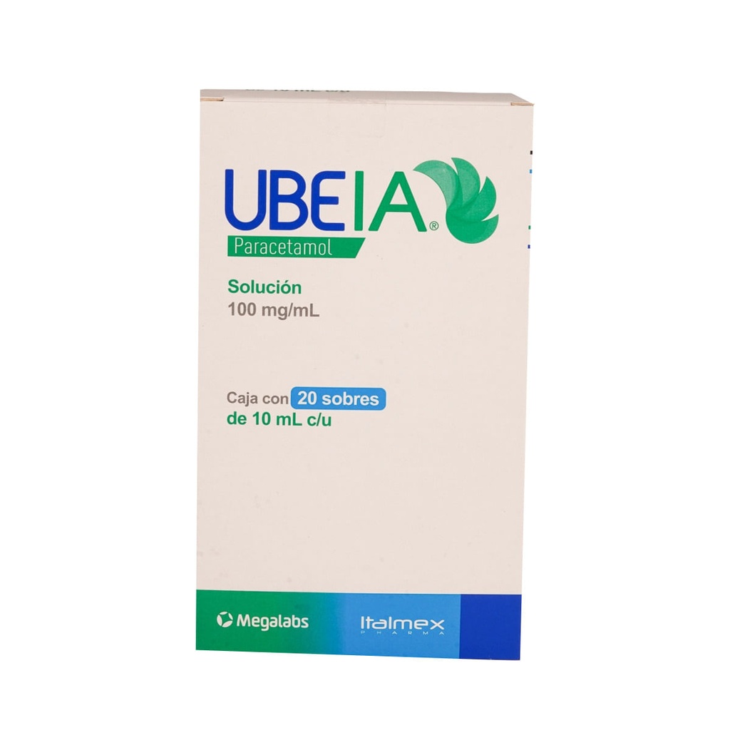 UBEIA 100MG/ML 10ML SOBRES C/20