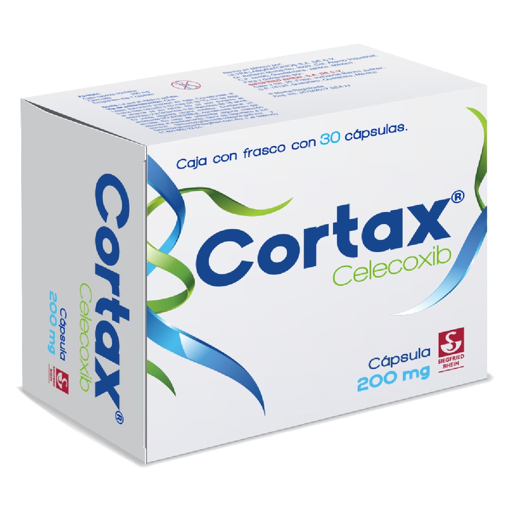 CORTAX 200 MG - CAJA CON 30 CÁPSULAS (CELECOXIB)