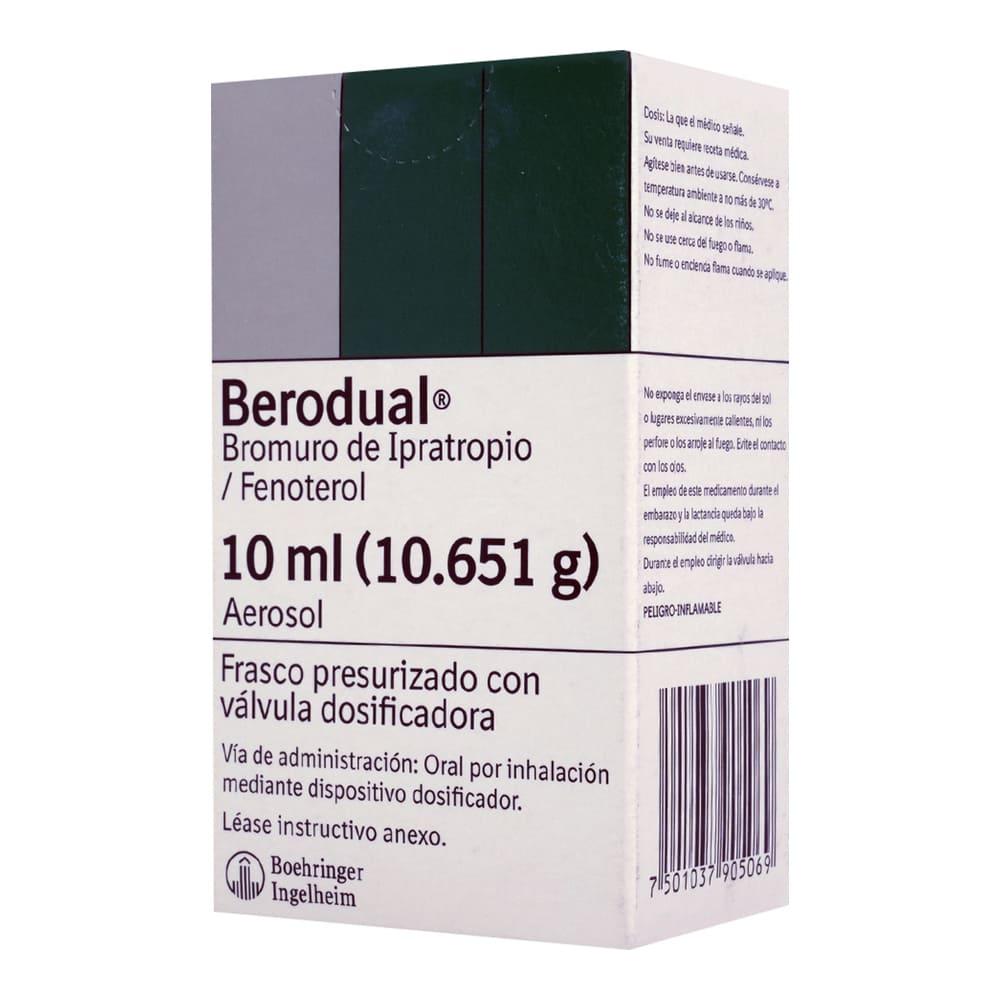 BERODUAL 14G SUSPENSION AER 10ML