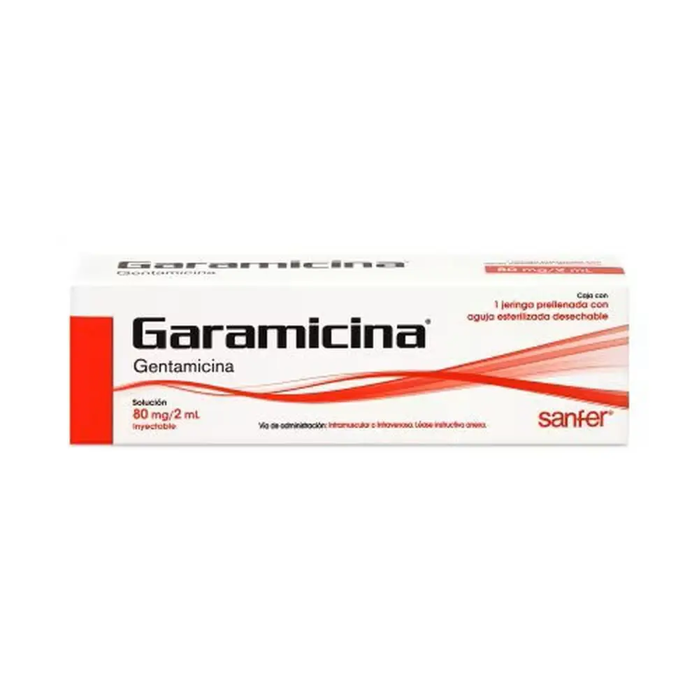 GARAMICINA 80MG/2ML JERINGA PRELLENADA C/1