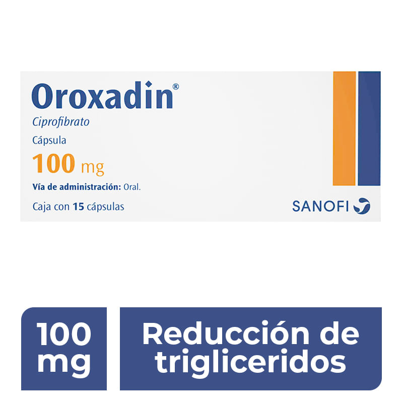 OROXADIN 100MG CAPSULAS C/15