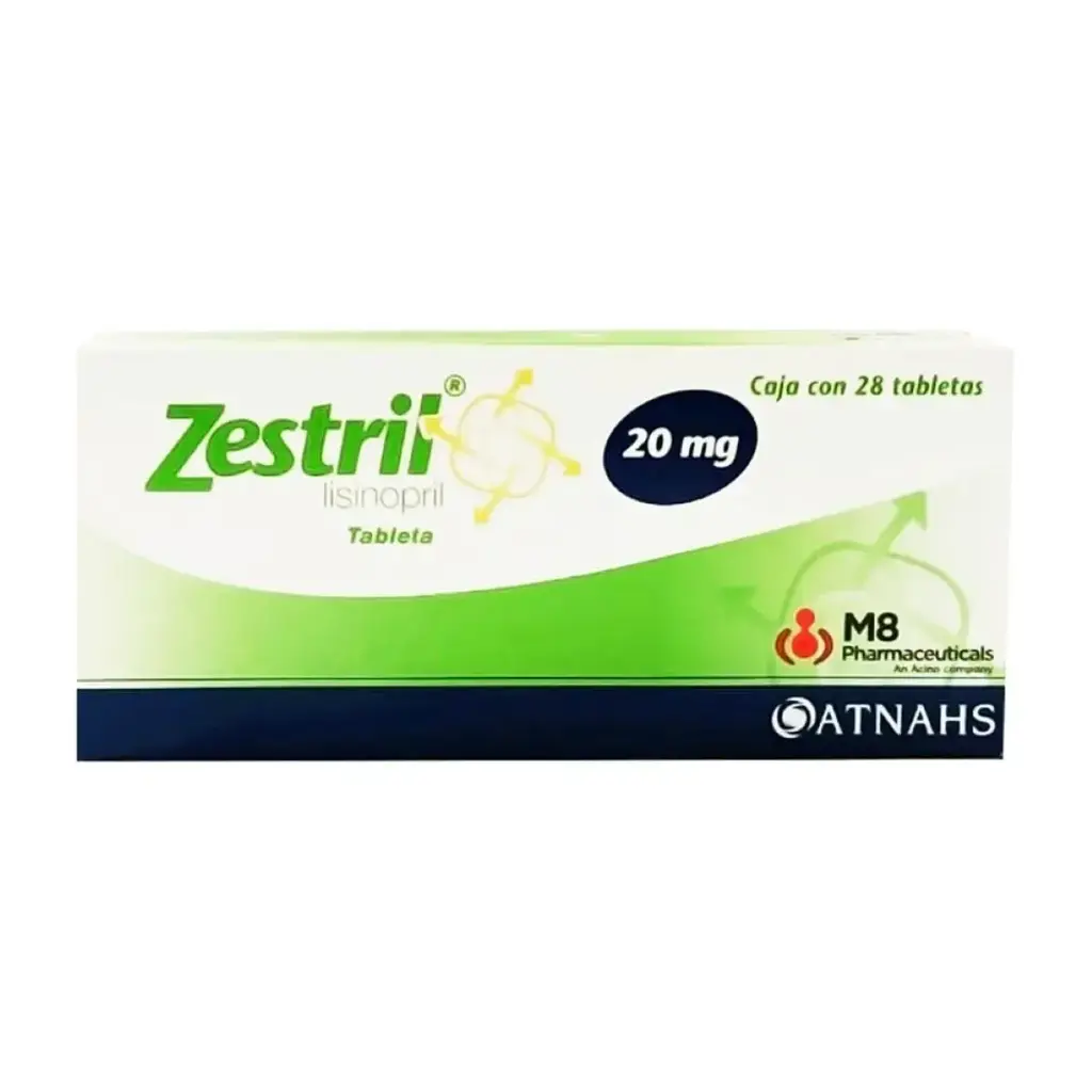 ZESTRIL 20MG TABLETAS C/28