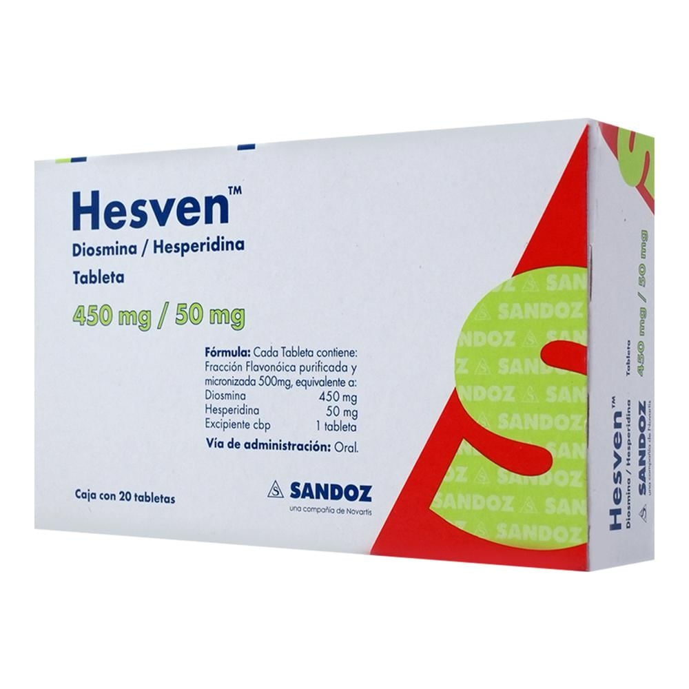 HESVEN 450/50MG TABLETAS C/20