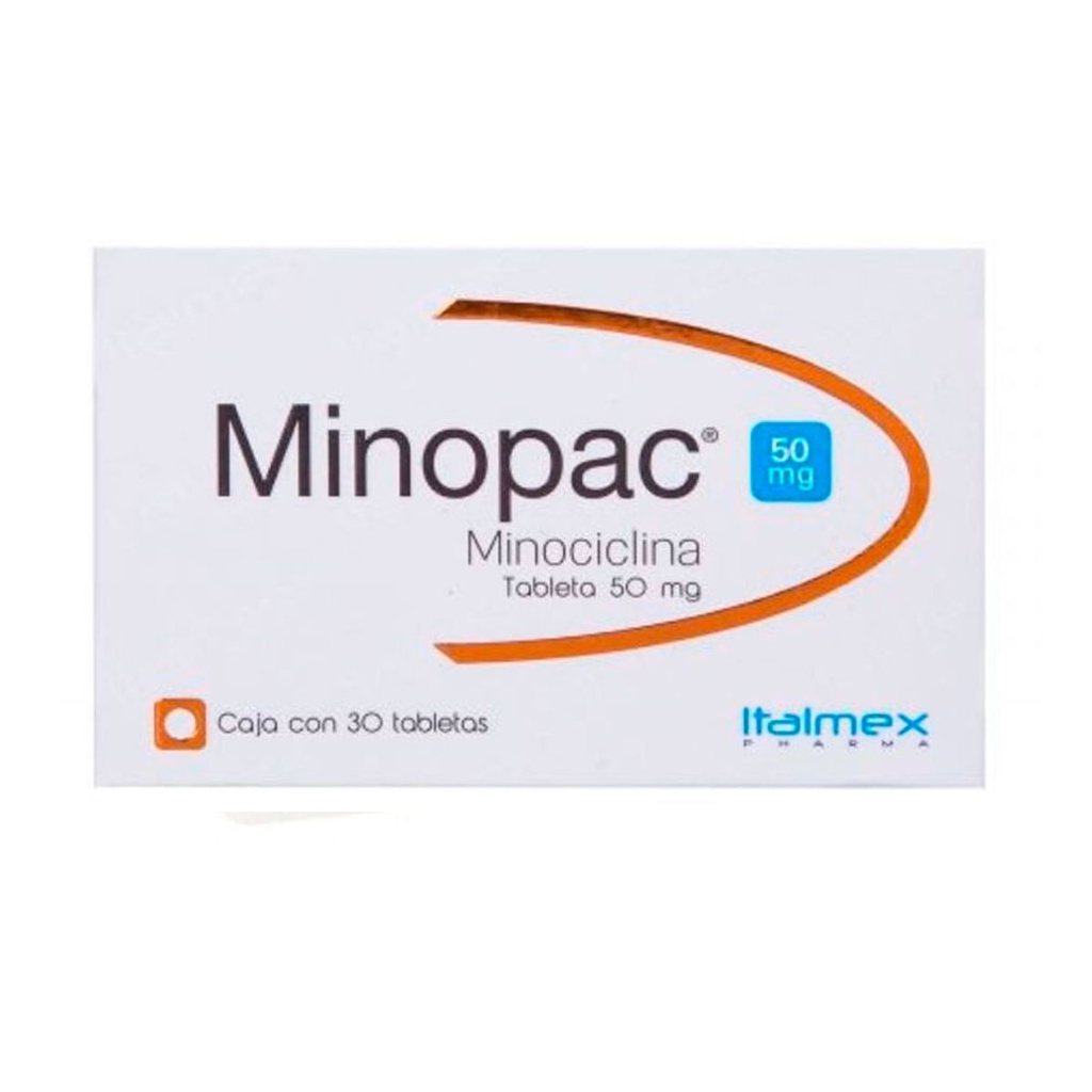 MINOPAC 50MG TABLETAS C/30