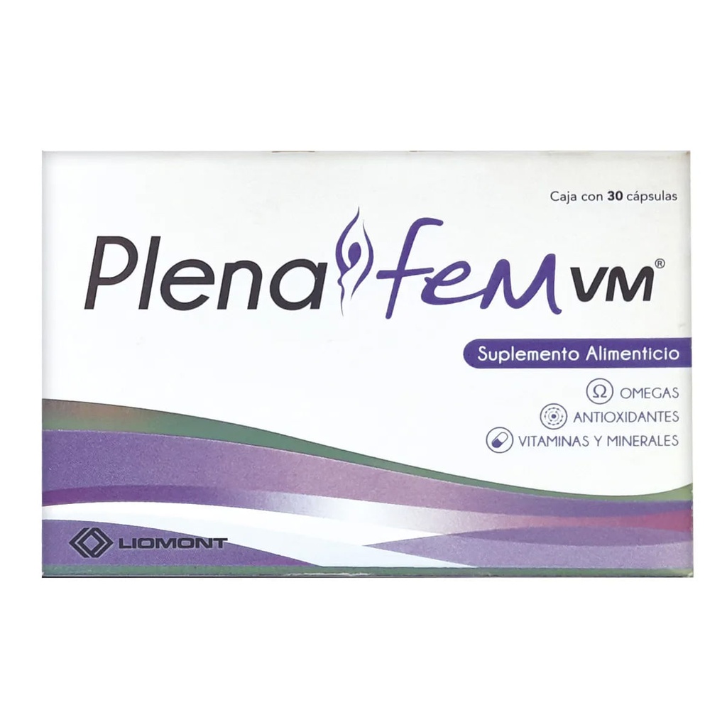 PLENAFEM VM CAPSULAS SUPLEMENTO  ALIMENTICIO C/30
