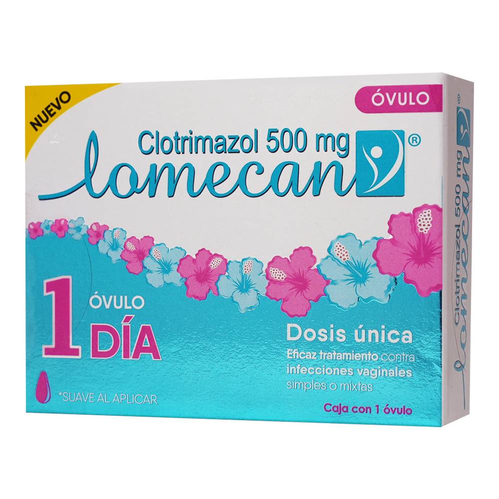 LOMECAN V OVILOS 500MG C/1