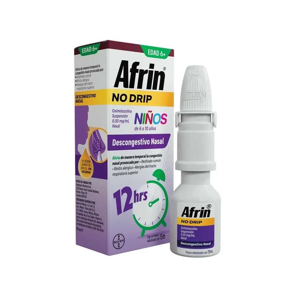 AFRIN NO DRIP NIÑOS SOLUCION NASAL 15ML