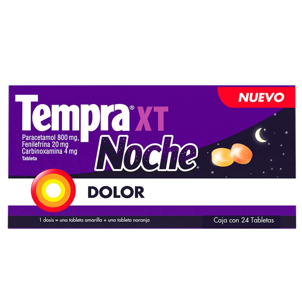 TEMPRA XT NOCHE TABLETAS C/24