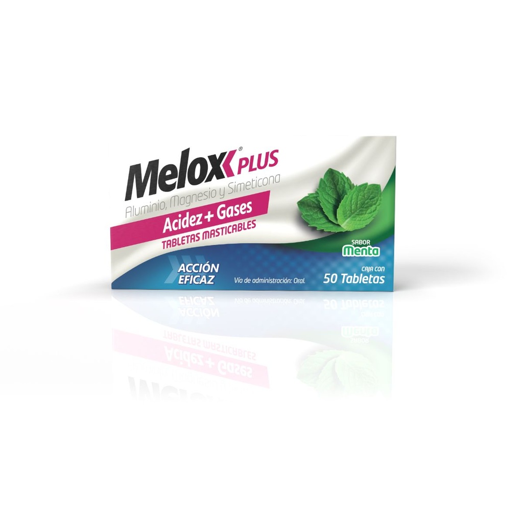 MELOX PLUS MENTA TABLETAS C/50