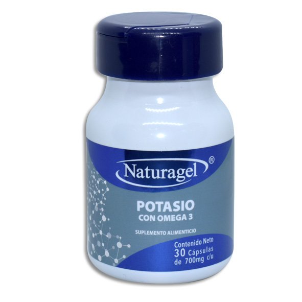 POTASIO CON OMEGA 3 700 MG CAPSULAS CON 30