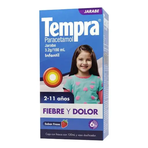 [PARACETAMOL] TEMPRA 3.2G/100ML JARABE INFANTIL 120ML