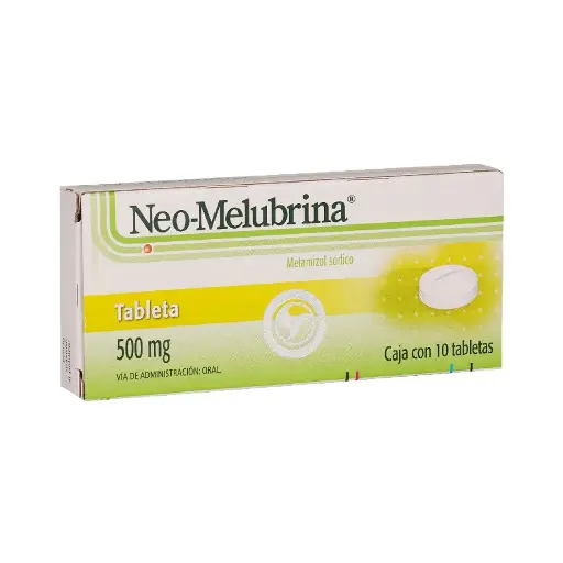 [METAMIZOL SODICO] NEO-MELUBRINA 500MG TABLETAS CON 10