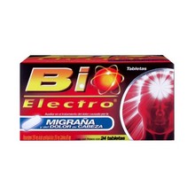 [PARACETAMOL,ACIDO ACETILSALICILICO,CAFEINA] BIO ELECTRO TABLETAS C/24