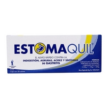 [CARBONATO DE CALCIO,HIDROXIDO DE MAGNESIO ,SUBSALICILATO DE BISMUTO] ESTOMAQUIL POLVO SOBRES C/20