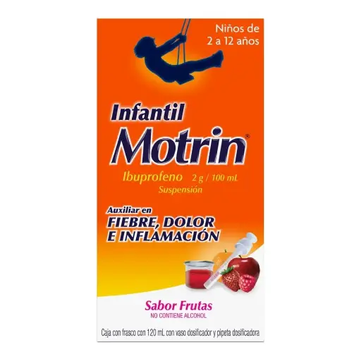 [IBUPROFENO] MOTRIN INFANTIL SUSPENSION 120ML