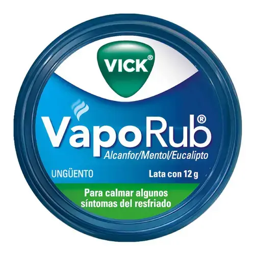 [ALCANFOR] VICK VAPORUB LATA 12G
