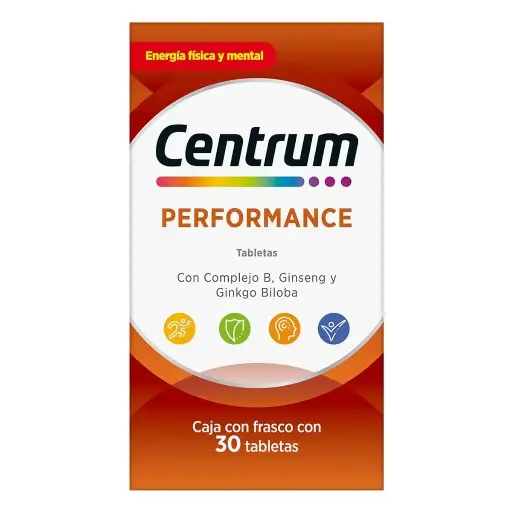 [MULTIVITAMINICO] CENTRUM PERFORM TABLETAS CON 30