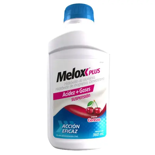 [ALUMINIO,DIMETICONA,MAGNESIO] MELOX PLUS CEREZA SUSPENSION 360ML