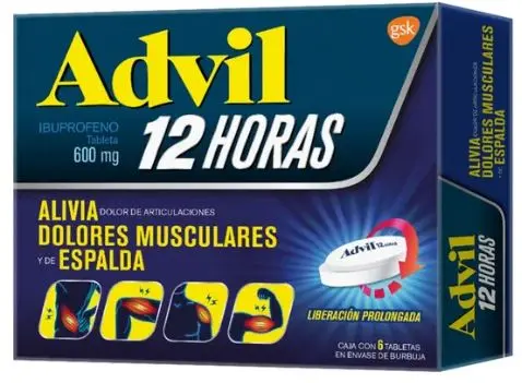 [IBUPROFENO] ADVIL 12H 600 MG TAB C/6