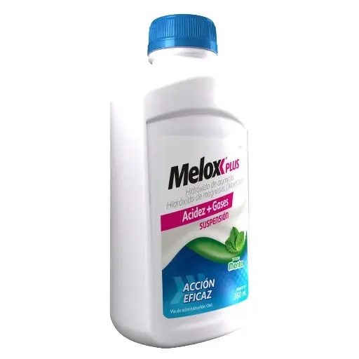 [ALUMINIO,DIMETICONA,MAGNESIO] MELOX PLUS MENTA SUSPENSION 360ML