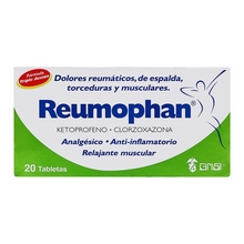 [CLORZOXAZONA,KETOPROFENO] REUMOPHAN 50/250MG TABLETAS C/20