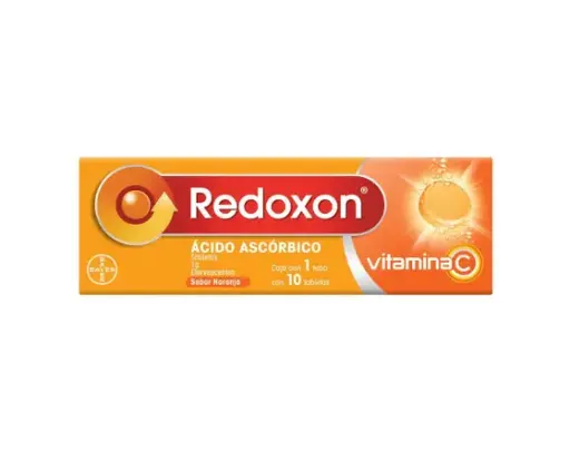 [ACIDO ASCORBICO] REDOXON 1G NARANJA TABLETAS EFV CON 10