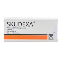 [TRAMADOL,DEXKETOPROFENO TROMETAMOL] SKUDEXA 75/25MG TABLETAS C/20