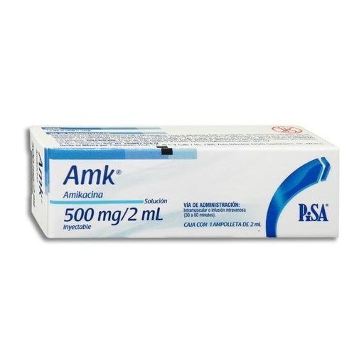 [AMIKACINA] AMK 500MG/2ML AMPULA CON 1