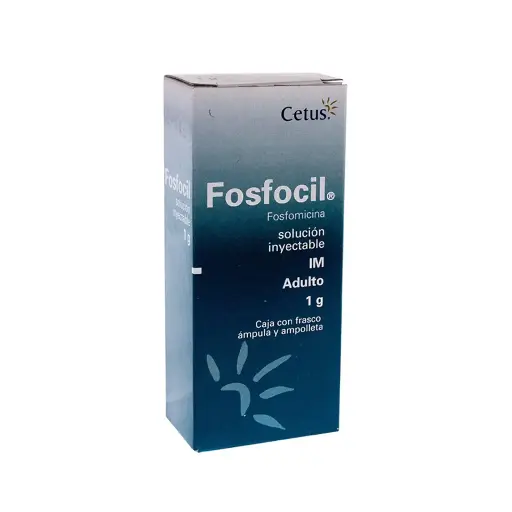 [FOSFOMICINA] FOSFOCIL IM AD 1G INYECTABLE CON 1
