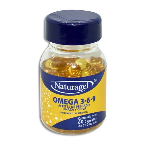 [OMEGA 3,OMEGA 6,OMEGA 9] OMEGA 3, 6, 9 NATURAGEL CAPSULAS CON 60
