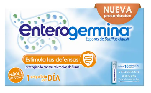 [ESPORAS DE BACILLUS CLAUSII] ENTEROGERMINA AMPULA ORAL C/10 (4 BILL UFC)