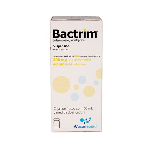 [SULFAMETOXAZOL,TRIMETOPRIMA] BACTRIM 200/40MG SUSPENSION 100ML