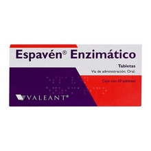 [DIMETICONA,BILIS DE BUEY,PANCREATINA] ESPAVEN ENZIM GRAGEAS C/50
