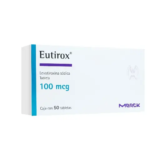 [LEVOTIROXINA SODICA] EUTIROX 100MCG TABLETAS CON 50