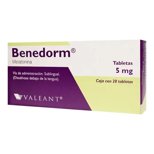 [MELATONINA] BENEDORM 5MG TABLETAS SL CON 20