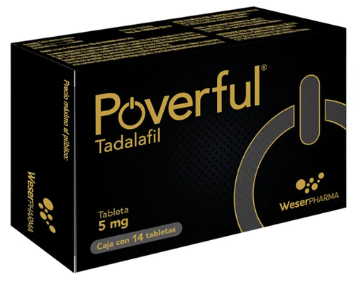 [TADALAFIL] POVERFUL 5 MG TAB C/14