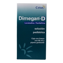 [FENILEFRINA,LORATADINA] DIMEGAN-D PEDIATRICO SOLUCION 60ML