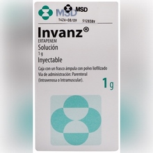 [ERTAPENEM] INVANZ 1G INYECTABLE C/1