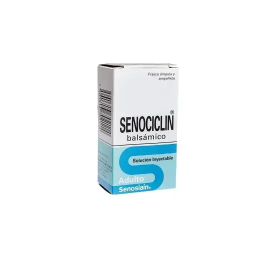 [GUAIFENESINA,LIDOCAINA,HIDROXIPROPILTEOFILINA] SENOCICLIN BALSAMO ADULTO INYECTABLE CON 1 AMPULA 3ML
