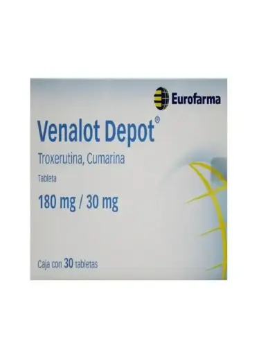 [CUMARINA,TROXERUTINA] VENALOT-DEPOT 180/30MG TABLETAS CON 30