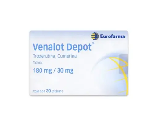 [CUMARINA,TROXERUTINA] VENALOT-DEPOT 180/30MG TABLETAS CON 30