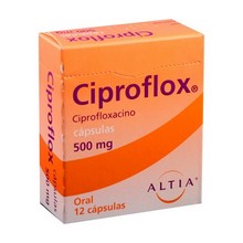 [CIPROFLOXACINO] CIPROFLOX 500MG CAPSULAS C/12