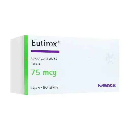 [LEVOTIROXINA SODICA] EUTIROX 75MCG TABLETAS CON 50