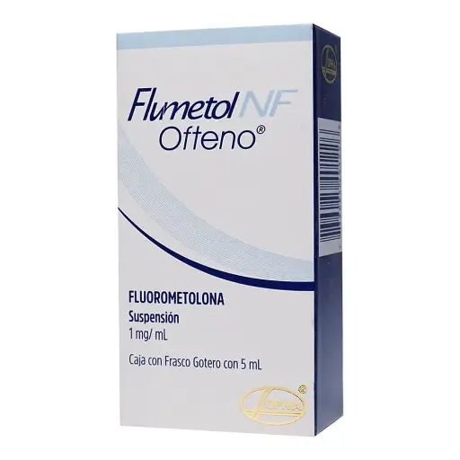 [ACETATO DE FLUROMETOLONA] FLUMETOL NF 0.1% GOTAS OFTALMICAS 5ML