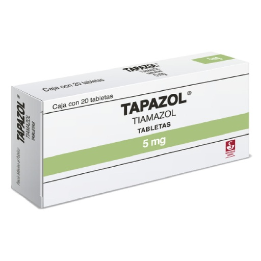 [TIAMAZOL] TAPAZOL 5MG TABLETAS CON 20