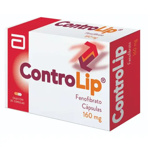 [FENOFIBRATO DE COLINA] CONTROLIP 160MG CAPSULAS CON 30