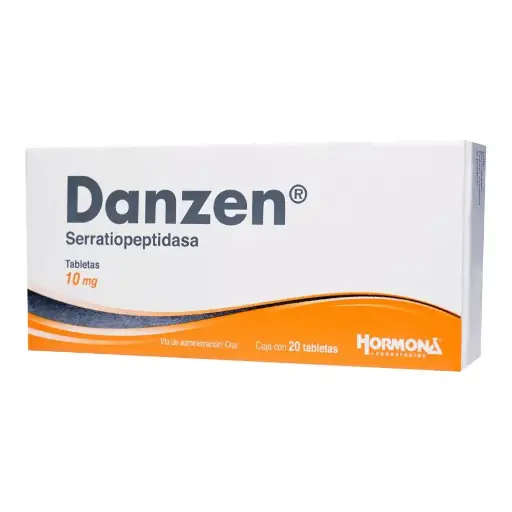 [SERRATIOPEPTIDASA] DANZEN 10MG TABLETAS CON 20