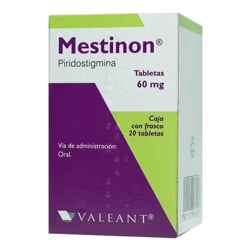 [PIRIDOSTIGMINA] MESTINON 60MG COMPRIMIDOS CON 20