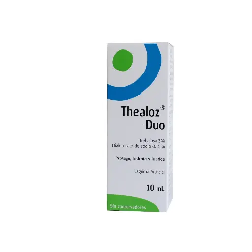 [HIALURONATO DE SODIO,TREHALOSA] THEALOZ DUO 3%SOL OFTAL 10ML