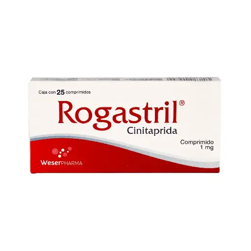 [CINITAPRIDA] ROGASTRIL 1MG COMPRIMIDOS CON 25